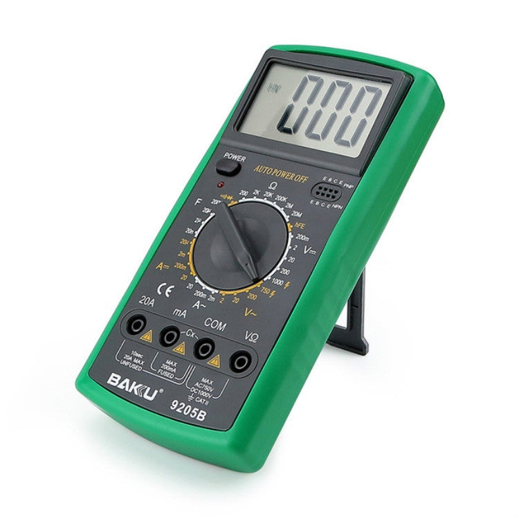 BAKU BK-9205B Measuring Capacitance Current Large Screen Display All-round Burn-proof Digital Multimeter - Digital Multimeter by BAKU | Online Shopping South Africa | PMC Jewellery