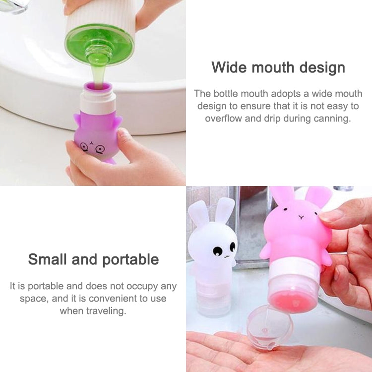 Multi-purpose Outdoor Travel Portable Bottle Squeeze Bottle Silicone Little Empty Bottle, Capacity:75ml(Purple) - Cosmetics bottle by PMC Jewellery | Online Shopping South Africa | PMC Jewellery