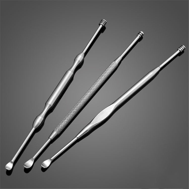 3 PCS Ear Stainless Steel Ear Cleaning Care Tools, Random Delivery - Ear Care Tools by PMC Jewellery | Online Shopping South Africa | PMC Jewellery