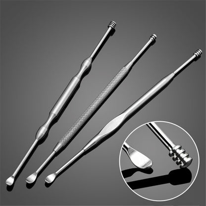 3 PCS Ear Stainless Steel Ear Cleaning Care Tools, Random Delivery - Ear Care Tools by PMC Jewellery | Online Shopping South Africa | PMC Jewellery