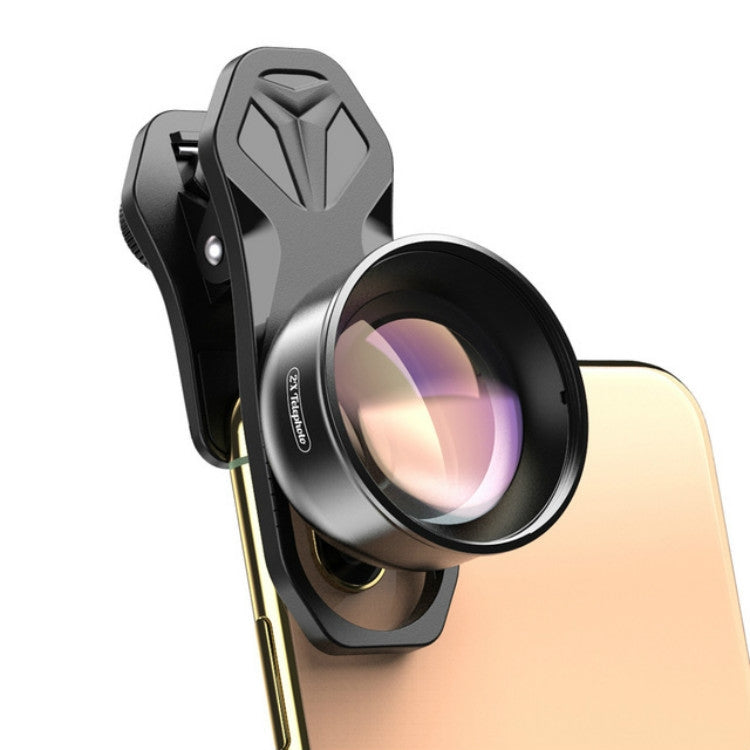 APEXEL APL-HB2X 2X Telephoto Lens Extended Professional HD External Mobile Phone Universal Lens - Macro & Wide-angle by APEXEL | Online Shopping South Africa | PMC Jewellery