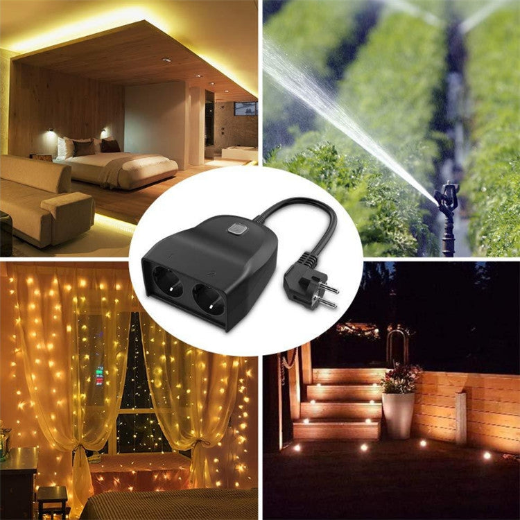 C119 Smart WIFI Outdoor Waterproof Socket, Support Alexa Voice Control, EU Plug - Smart Socket by PMC Jewellery | Online Shopping South Africa | PMC Jewellery