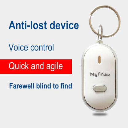 5 PCS ZG808 LED Key Finder Voice Control Anti-lost Device, Random Color Delivery - Personal Tracker by PMC Jewellery | Online Shopping South Africa | PMC Jewellery