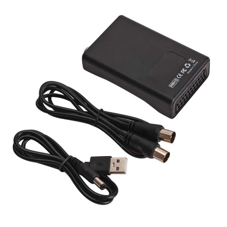 SCART to RF Video Converter, Support RF67.25MHz, 61.25MHz - DVB-T & Analog Solutions by PMC Jewellery | Online Shopping South Africa | PMC Jewellery