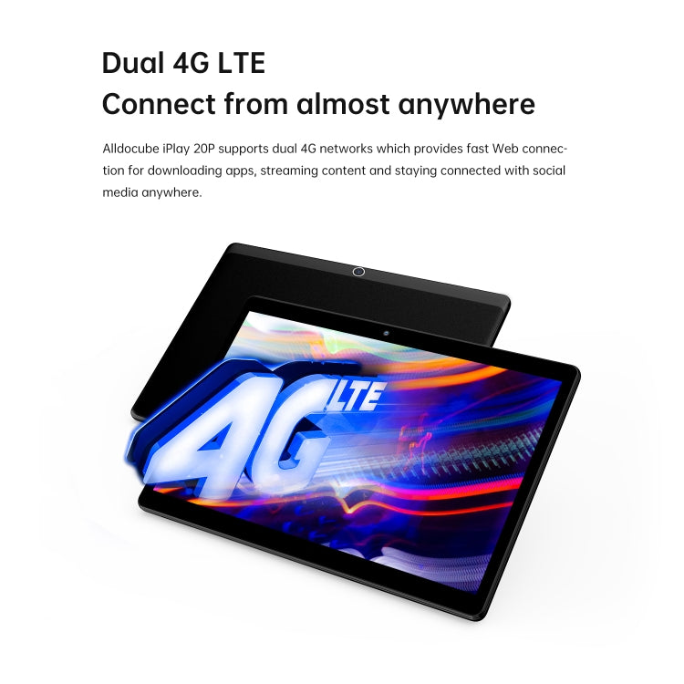 ALLDOCUBE iPlay 20P T1021P 4G Call Tablet, 10.1 inch, 6GB+128GB, Android 11 MTK Helio P60 (MT6771) Octa Core 2.0GHz, Support OTG & FM & Bluetooth & Dual Band WiFi & Dual SIM - ALLDOCUBE by ALLDOCUBE | Online Shopping South Africa | PMC Jewellery