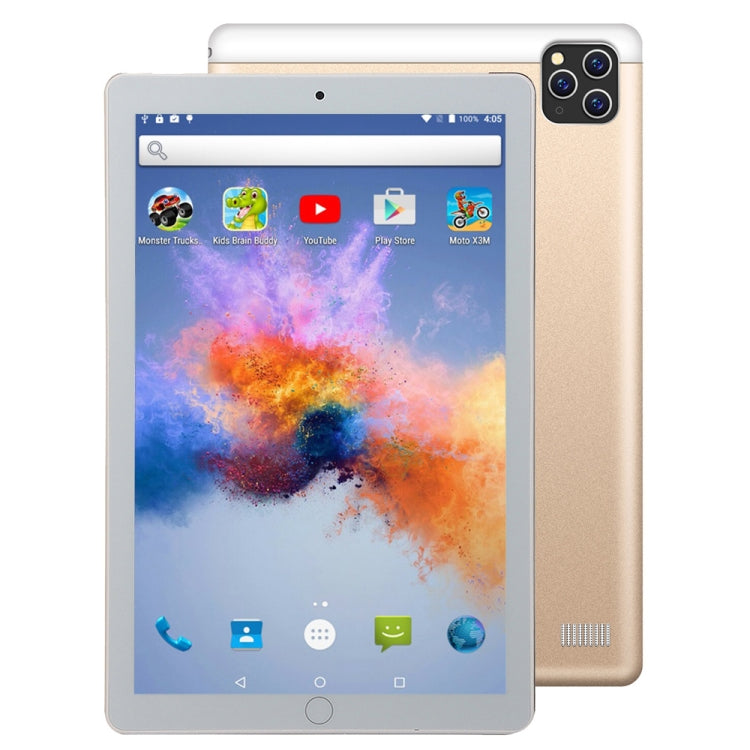 BDF A10 3G Phone Call Tablet PC, 10 inch, 2GB+32GB, Android 9.0, MTK8321 Octa Core Cortex-A7, Support Dual SIM & Bluetooth & WiFi & GPS, EU Plug(Gold) - BDF by BDF | Online Shopping South Africa | PMC Jewellery