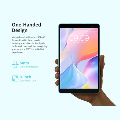 Teclast P80T Tablet, 8.0 inch, 3GB+32GB, Android 12, Allwinner A33 Quad Core, Support Dual WiFi & Bluetooth & TF Card, Global Version Support Google Play(Blue) - TECLAST by TECLAST | Online Shopping South Africa | PMC Jewellery