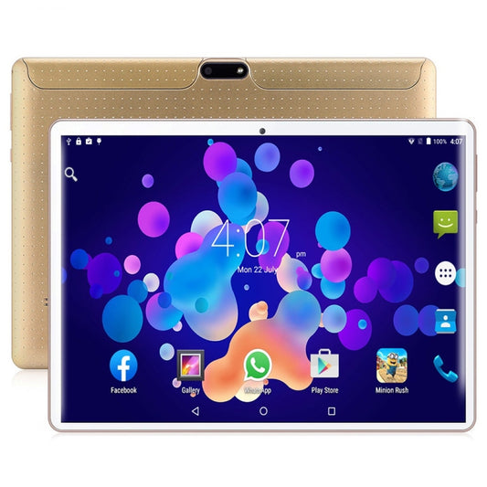 BDF K107 3G Phone Call Tablet PC, 10 inch, 2GB+32GB, Android 9.0, MTK8321 Octa Core, Support Dual SIM & Bluetooth & WiFi & GPS, EU Plug(Gold) - BDF by BDF | Online Shopping South Africa | PMC Jewellery