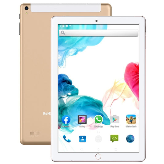 BDF P10 3G Phone Call Tablet PC, 10 inch, 2GB+32GB, Android 9.0, MTK8321 Octa Core, Support Dual SIM & Bluetooth & WiFi & GPS, EU Plug(Gold) - BDF by BDF | Online Shopping South Africa | PMC Jewellery