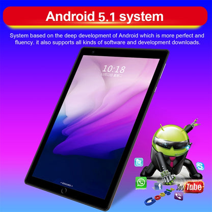 M801 3G Phone Call Tablet PC, 8.0 inch, 1GB+16GB, Android 5.1 MTK6592 Octa Core 1.6GHz, Dual SIM, Support GPS, OTG, WiFi, BT (Blue) - 7.0-8.0 inch by PMC Jewellery | Online Shopping South Africa | PMC Jewellery