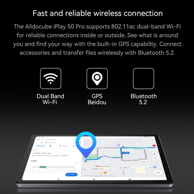 ALLDOCUBE iPlay 50 Pro 4G Call Tablet, 10.4 inch, 8GB+128GB, Android 12 Helio G99 Octa Core 2.0GHz, Support GPS & BT & Dual Band WiFi & Dual SIM (Grey) - ALLDOCUBE by ALLDOCUBE | Online Shopping South Africa | PMC Jewellery