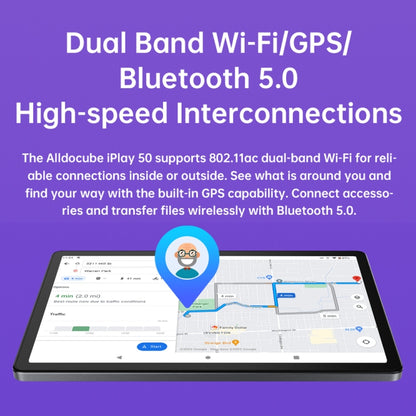ALLDOCUBE iPlay 50 4G LTE Tablet, 10.4 inch, 6GB+128GB, Android 12 UNISOC T618 Octa Core 2.0GHz, Support GPS & BT & Dual Band WiFi & Dual SIM (Grey) - ALLDOCUBE by ALLDOCUBE | Online Shopping South Africa | PMC Jewellery