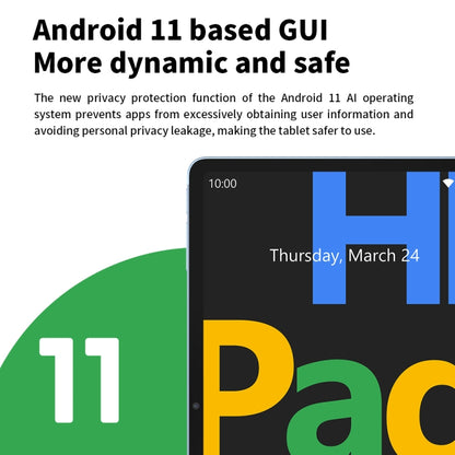 HEADWOLF Hpad1 4G LTE, 10.4 inch, 8GB+128GB, Android 11 Unisoc T618 Octa Core up to 2.0GHz, Support Dual SIM & WiFi & Bluetooth, Global Version with Google Play, US Plug(Grey) - Other by HEADWOLF | Online Shopping South Africa | PMC Jewellery