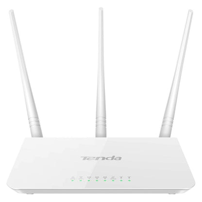 Tenda F3 Wireless 2.4GHz 300Mbps WiFi Router with 3*5dBi External Antennas(White) - Wireless Routers by Tenda | Online Shopping South Africa | PMC Jewellery