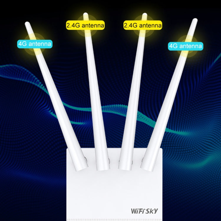 COMFAST GR401 300Mbps 4G Household Signal Amplifier Wireless Router Repeater WIFI Base Station with 4 Antennas, Asia Pacific Edition - Wireless Routers by COMFAST | Online Shopping South Africa | PMC Jewellery