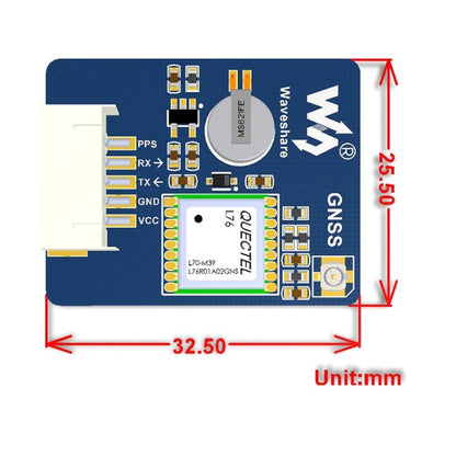 Waveshare L76X Multi-GNSS Module, GPS, BDS, QZSS - Modules Expansions Accessories by Waveshare | Online Shopping South Africa | PMC Jewellery