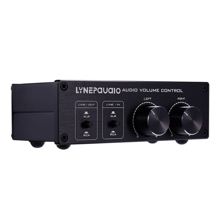 LINEPAUDIO A977 2 In 2 Out Switcher Full-balance Passive Preamp Active Speaker Double Sound Source Volume Controller (Black) -  by PMC Jewellery | Online Shopping South Africa | PMC Jewellery